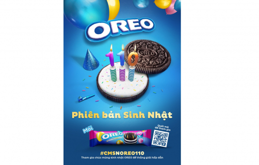OREO đánh dấu sinh nhật lần thứ 110 với chương trình thổi nến ảo vui nhộn