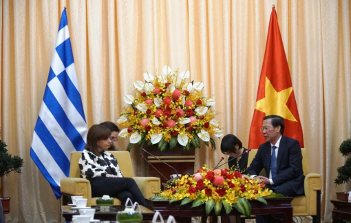 Tổng thống Hy Lạp thăm thành phố Hồ Chí Minh