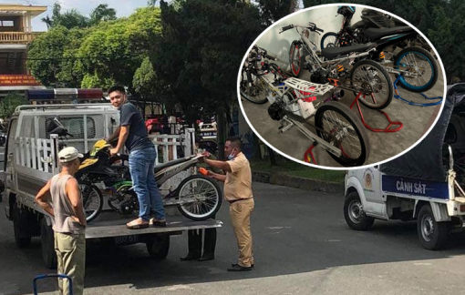 Phát hiện hơn 20 xe độ quái dị tại một "lò" độ xe ở quận Gò Vấp