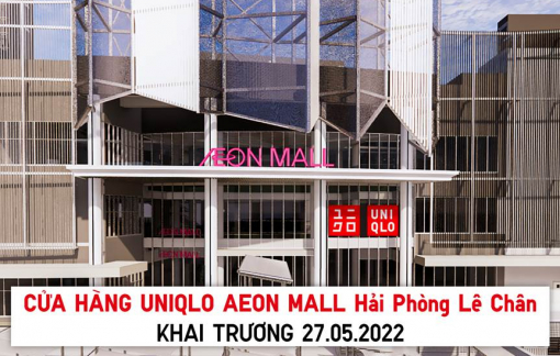 UNIQLO chính thức khai trương cửa hàng đầu tiên tại Hải Phòng vào 27/5