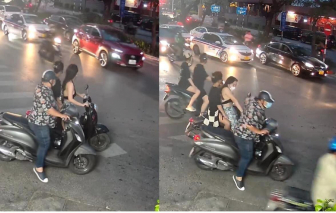 Cộng đồng mạng bất bình với clip cô gái bị sàm sỡ khi chạy xe máy
