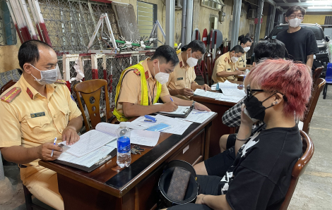 TPHCM: Tạm giữ 115 phương tiện sau “cơn bão” mừng U23 Việt Nam chiến thắng