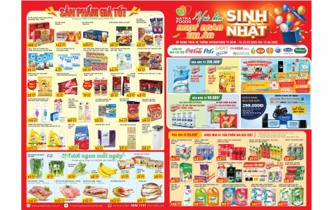 Satrafoods: “Vui đón sinh nhật - Ngọt ngào tri ân”