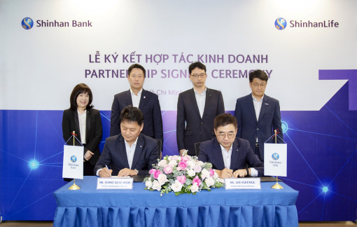 Shinhan Life Việt Nam và Ngân hàng Shinhan Việt Nam ký kết hợp tác kinh doanh bảo hiểm