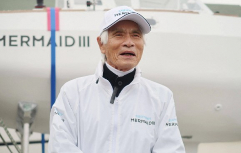 Cụ ông 83 tuổi lập kỷ lục một mình đi du thuyền từ Mỹ về Nhật