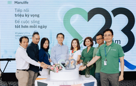 Manulife kỷ niệm 23 năm đồng hành cùng tạo ra một tương lai tốt đẹp hơn cho Việt Nam