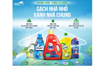 Unilever Việt Nam phát động chiến dịch “Tương lai xanh” đối với ngành hàng Chăm sóc Gia đình vì sức khỏe người tiêu dùng và hành động vì khí hậu