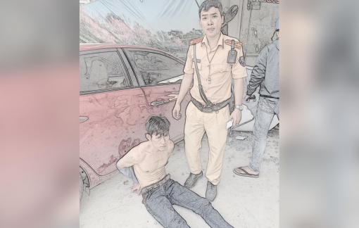 Công an Bình Dương truy đuổi hàng chục km bắt đối tượng trộm ô tô