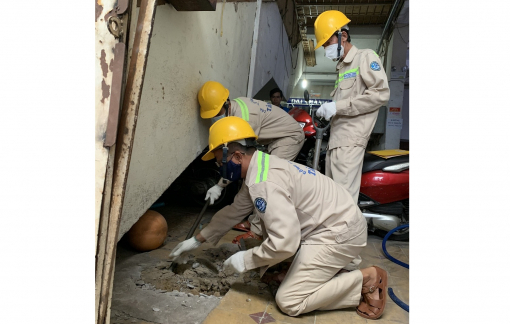 Phối hợp hỗ trợ trám lấp 27.000 giếng khoan tại quận Tân Phú