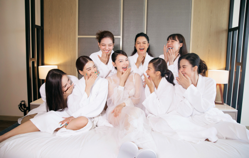 Dàn sao tụ họp trong tiệc cưới của Minh Hằng
