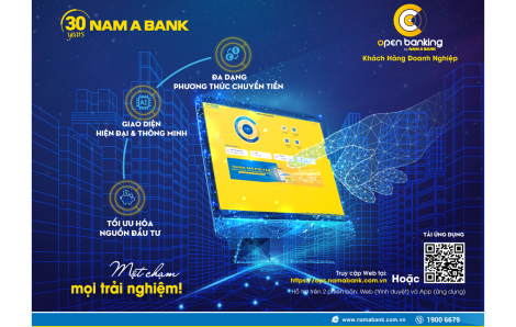 Nam A Bank nâng tầm Open Banking 2.0 dành cho khách hàng doanh nghiệp