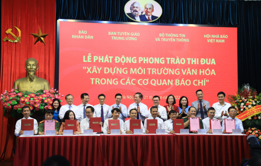 Phát động thi đua "Xây dựng môi trường văn hóa trong các cơ quan báo chí"