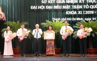 Ủy ban MTTQ Việt Nam TPHCM đón nhận Huân chương Lao động hạng Nhì