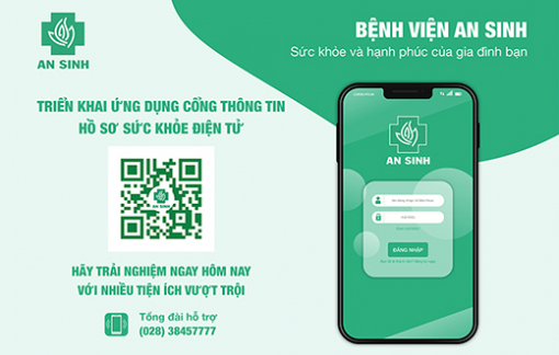 Bệnh viện An Sinh triển khai ứng dụng cổng thông tin hồ sơ sức khỏe điện tử