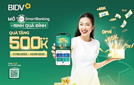 Đăng ký BIDV SmartBanking - Rinh quà 500k++