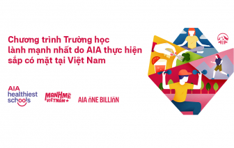 AIA Việt Nam khởi động chương trình “Trường học lành mạnh nhất”
