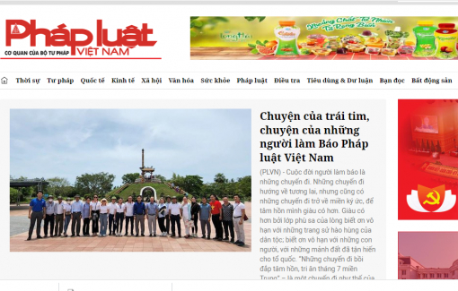 Đình bản 3 tháng, phạt hơn 300 triệu đồng với Báo Pháp luật Việt Nam