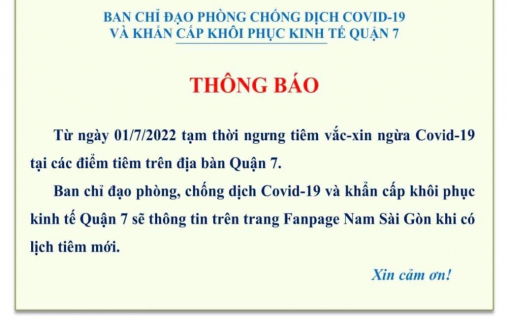 TPHCM tạm hoãn tiêm vắc xin COVID-19 mũi 4 tại nhiều điểm