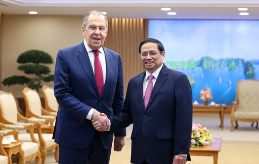Bộ trưởng Ngoại giao Nga chia sẻ lập trường về vấn đề Ukraine với Thủ tướng Phạm Minh Chính