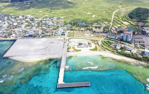 Khai thác thử nghiệm cảng hơn 256 tỷ đồng ở đảo Lý Sơn