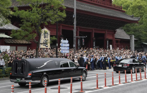 Người dân Nhật đưa tiễn cố Thủ tướng Shinzo Abe