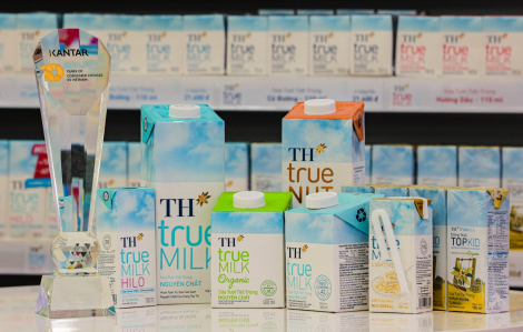 TH true MILK lọt Top 2 Thương hiệu sữa được người tiêu dùng thành thị lựa chọn nhiều nhất