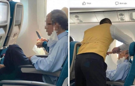 Hành khách vô tư mang dao lên máy bay của Vietnam Airlines