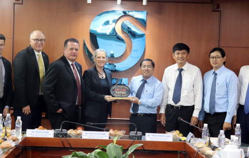 Sawaco phối hợp với ngành nước Hoa Kỳ chia sẻ kinh nghiệm cấp nước thông minh