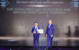 Đất Xanh Miền Nam vinh dự nhận giải thưởng Doanh nghiệp phân phối bất động sản tốt nhất Việt Nam tại Dot Property Awards