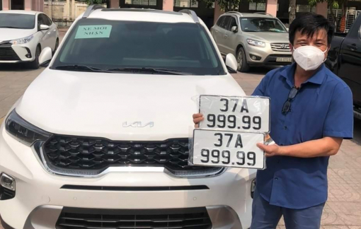 Thông qua đề nghị xây dựng nghị quyết thí điểm đấu giá biển số xe