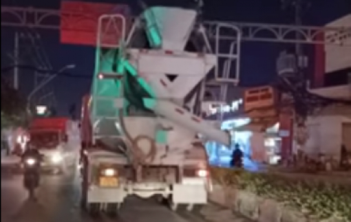 Xử lý tài xế xe bồn ngang nhiên chạy ngược chiều trên đường Huỳnh Tấn Phát