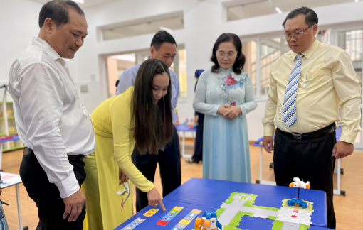 TPHCM: Quận 3 đưa vào sử dụng 1 trường mầm non theo chuẩn quốc gia