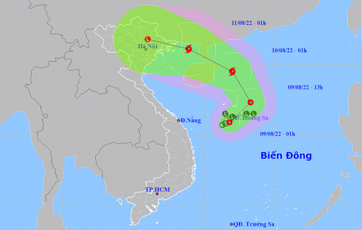 Áp thấp nhiệt đới có thể mạnh lên thành bão