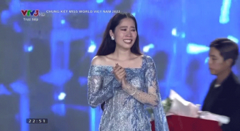 Clip: Nam Em khóc nức nở khi trượt top 5 "Hoa hậu Thế giới Việt Nam", khép lại con đường thi nhan sắc
