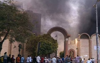 Cháy nhà thờ ở Ai Cập, ít nhất 41 người tử vong