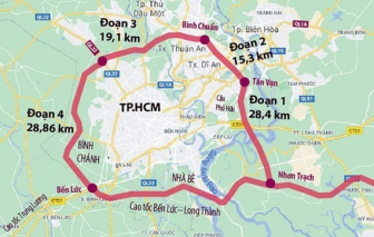 Khởi công xây dựng đường Vành đai 3 TPHCM vào ngày 30/6/2023