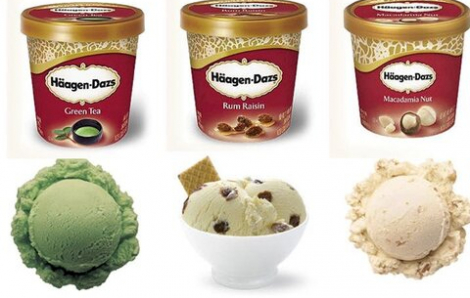 Thu hồi hơn 14.000 sản phẩm kem Haagen dazs