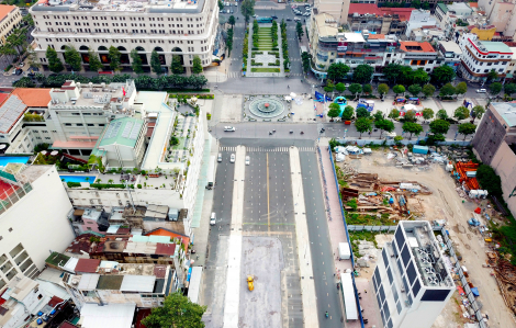 Rào chắn metro rút đi, đường Lê Lợi được đề xuất làm phố đi bộ thứ 3 của TPHCM