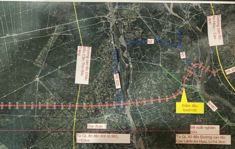 Đề xuất đầu tư con đường dài 80km nối Đồng Tháp - Cần Thơ - Kiên Giang