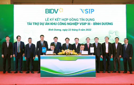 BIDV và VSIP ký kết hợp đồng tín dụng 4.600 tỷ đồng