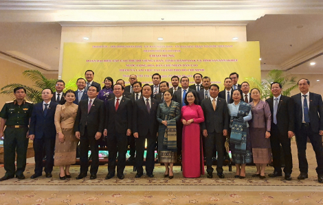 Lãnh đạo TPHCM tiếp đoàn đại biểu các địa phương nước Cộng hòa Dân chủ Nhân dân Lào