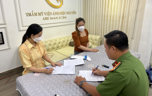 Đà Nẵng: Đình chỉ hoạt động 18 tháng đối với Thẩm mỹ viện Ánh Diệu Nguyễn