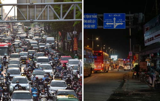 Người dân về quê chơi lễ, miền Đông kẹt cứng, miền Tây thông thoáng lạ