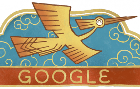 Google Doodle mừng Quốc khánh 2/9 bằng hình ảnh chim lạc