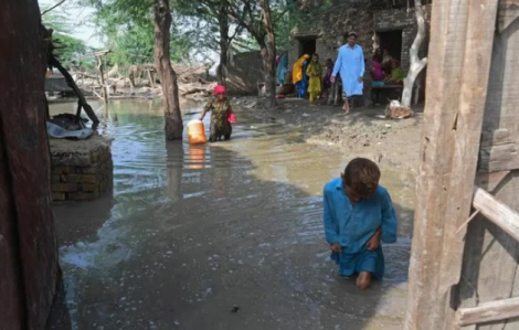 Số người chết vì lũ lụt ở Pakistan vượt quá 1.280 người, 1/3 là trẻ em