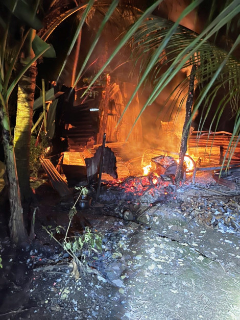 Cháy nhà ở Vĩnh Long khiến 1 người tử vong
