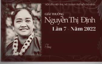 Mời tham gia bình chọn Giải thưởng Nguyễn Thị Định lần thứ 7