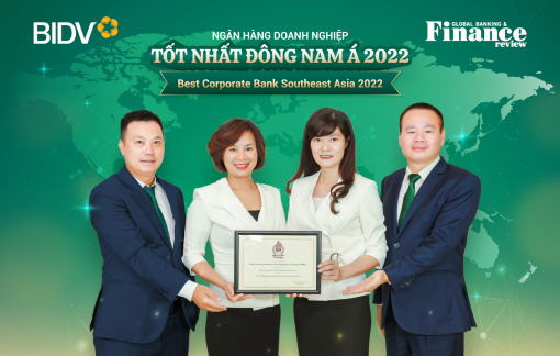 BIDV nhận cú đúp giải thưởng từ Global Banking and Finance