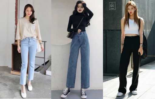 Xu hướng quần jeans hot trend mùa thu giúp tôn dáng