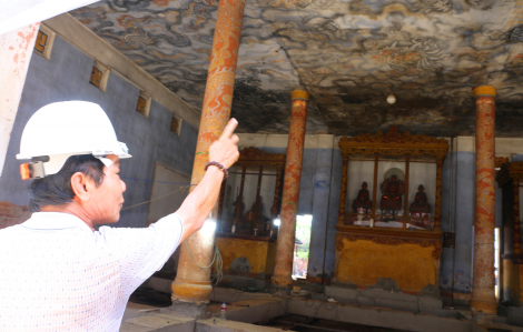 Cận cảnh "thần đèn" Nguyễn Văn Cư di dời điện Đại Hùng ở Quốc tự Diệu Đế